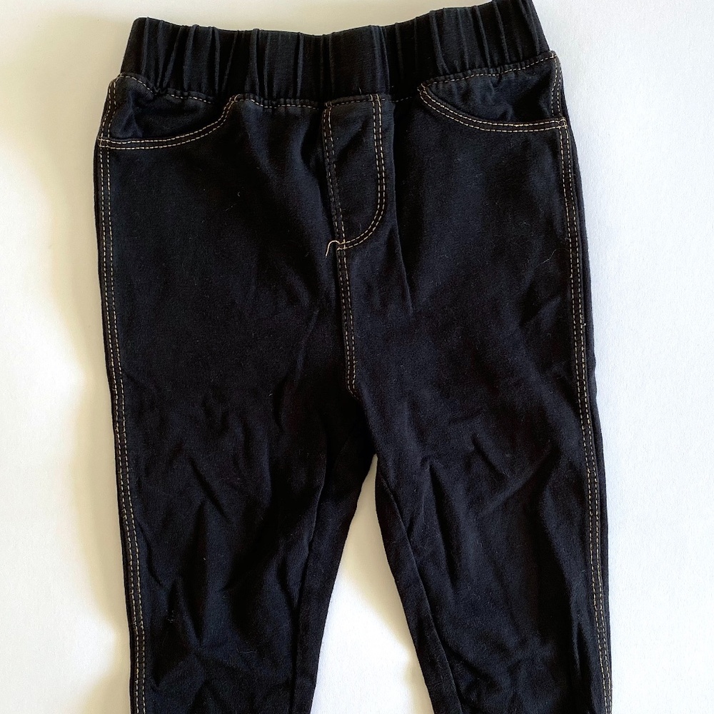 Baby Gap Black Leggings 12-18M